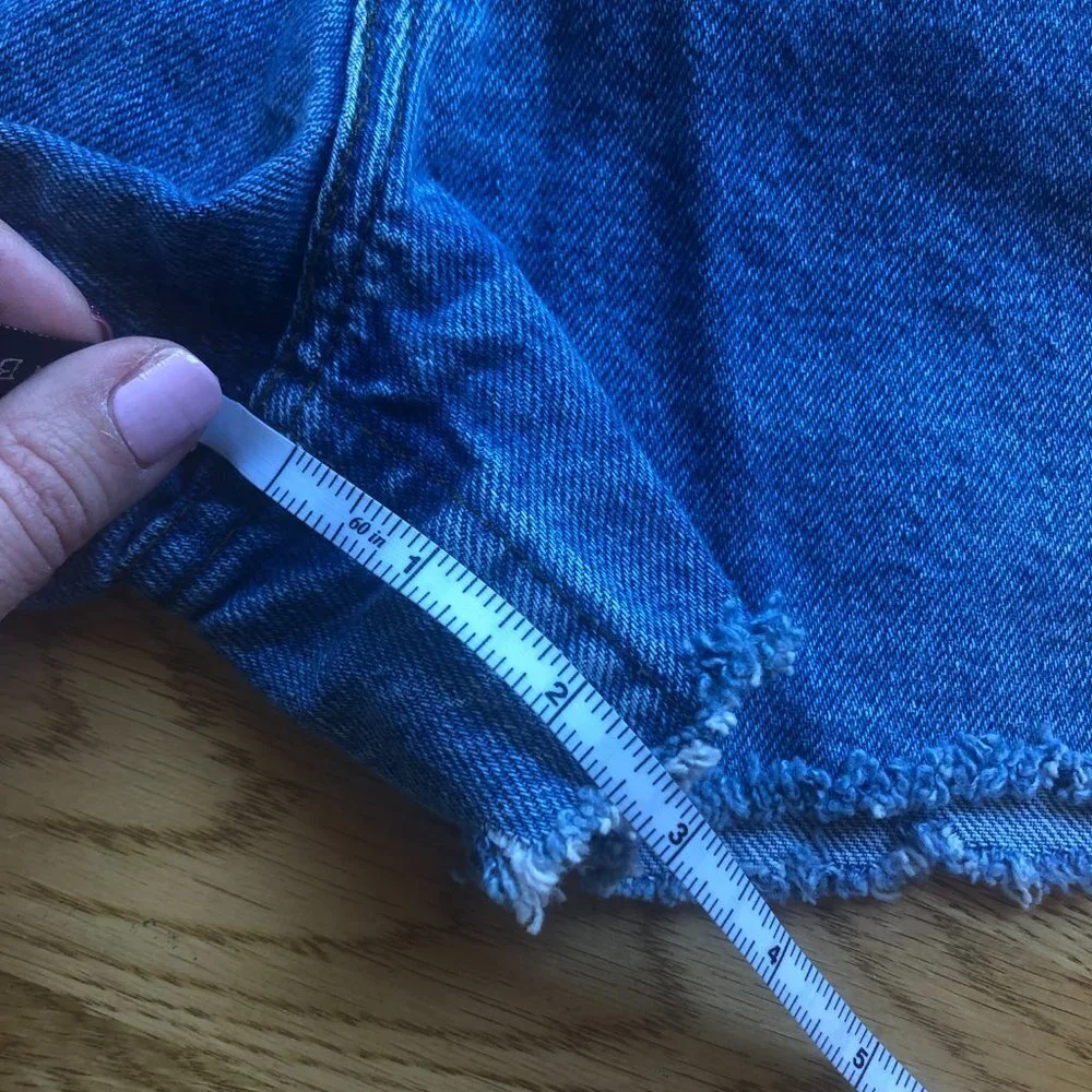 Vintage Honors Cutoff Denim Shorts Ripped Size 14